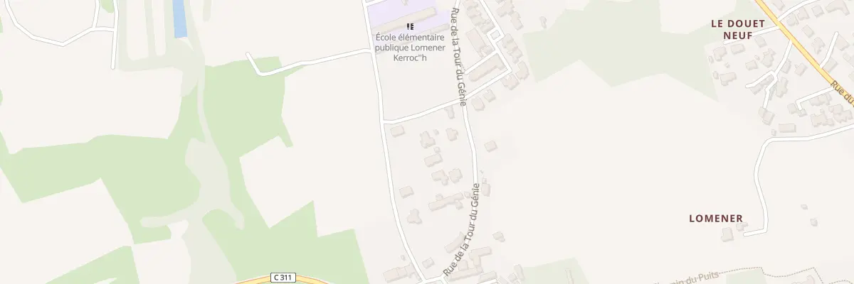 Plan du 22B Rue de la Tour du Génie à Ploemeur