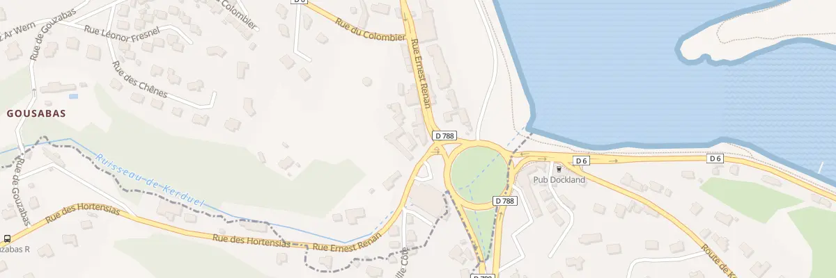 Plan du 7 Rue Ernest Renan à Perros-Guirec