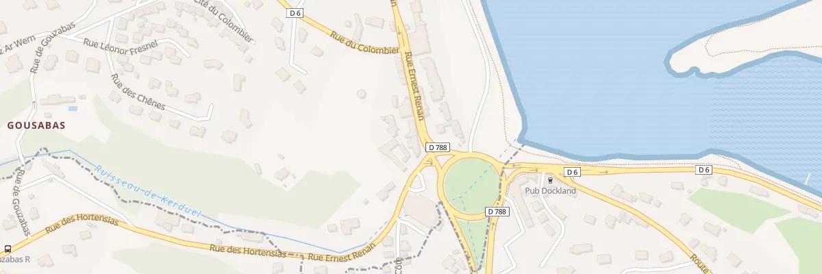 Plan du 9 Rue Ernest Renan à Perros-Guirec