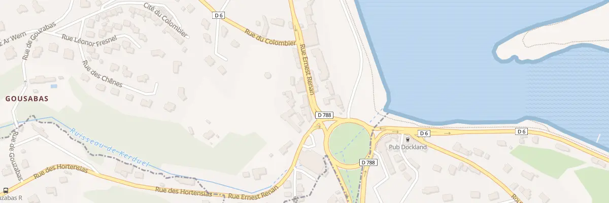 Plan du 9B Rue Ernest Renan à Perros-Guirec