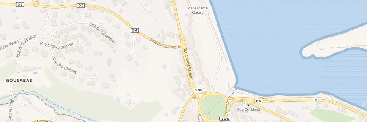 Plan du 17 Rue Ernest Renan à Perros-Guirec
