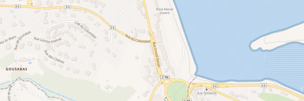 Plan du 19 Rue Ernest Renan à Perros-Guirec