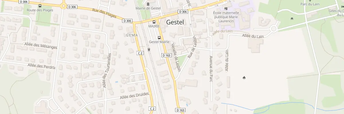Plan du 3 Ven de Lesbin à Gestel