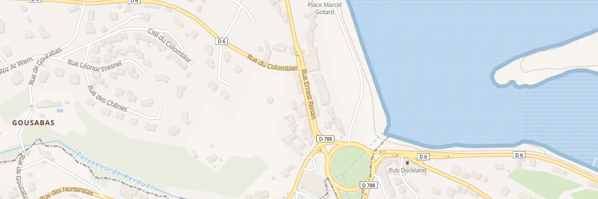 Plan du 13 Rue Ernest Renan à Perros-Guirec