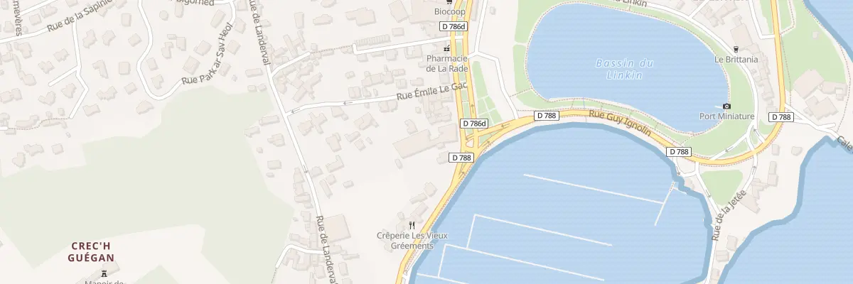 Plan du 33 Rue Anatole Le Braz à Perros-Guirec