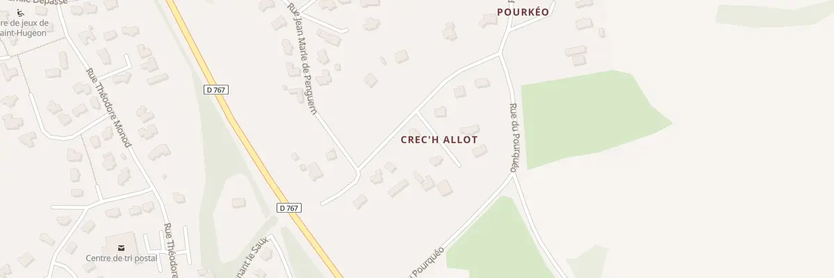 Plan du 6 Rue du Pourqueo Brelevenez à Lannion