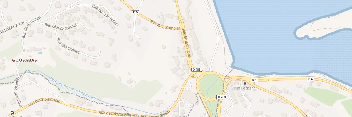 Plan du 11 Rue Ernest Renan à Perros-Guirec