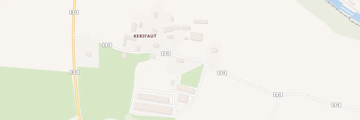 Plan du 11 Keriffaut à Paule