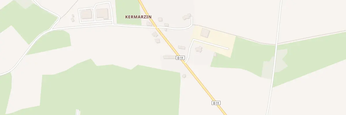 Plan du 4 Kermarzin à Duault