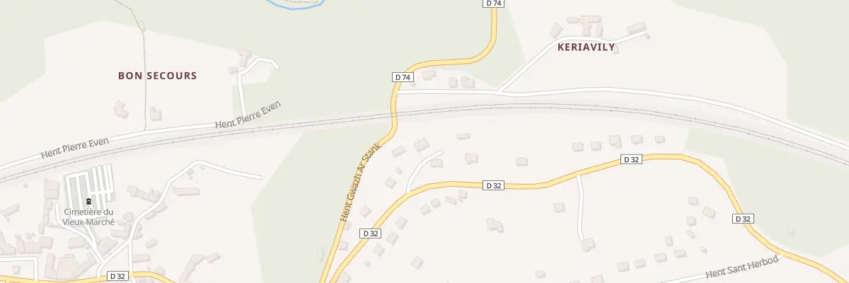 Plan du 3 Hent Jean Moulin au Vieux-Marché