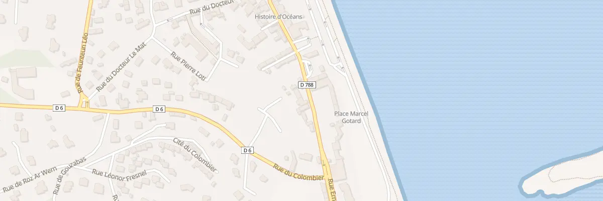 Plan du 33 Rue Ernest Renan à Perros-Guirec