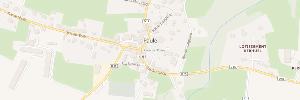 Plan du 6 Pl de l’Eglise à Paule