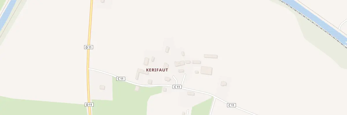 Plan du 5520 Kerifaut à Paule