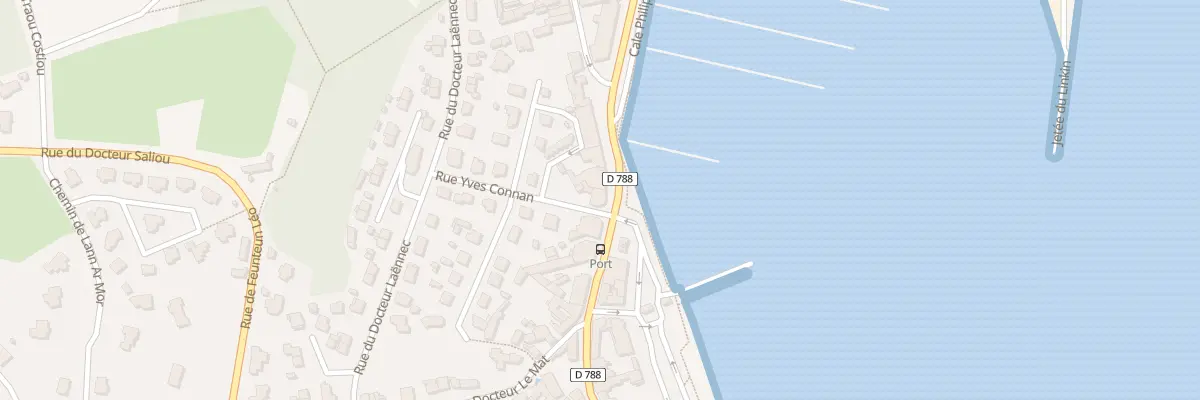 Plan du 2 Rue Yves Connan à Perros-Guirec