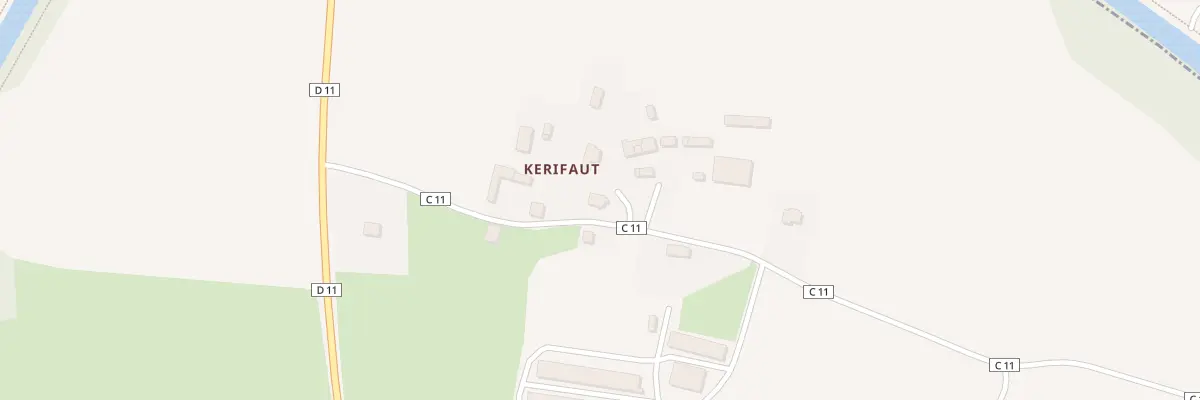 Plan du 5 Keriffaut à Paule