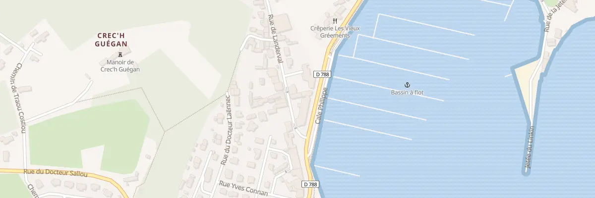 Plan du 2 Rue de Landerval à Perros-Guirec