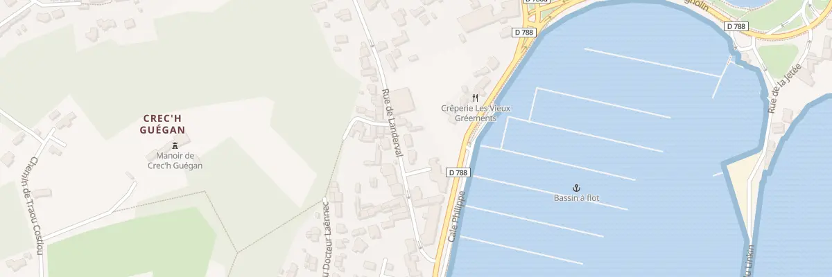 Plan du 8 Rue de Landerval à Perros-Guirec
