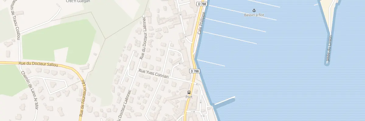 Plan du 91 Rue Ernest Renan à Perros-Guirec