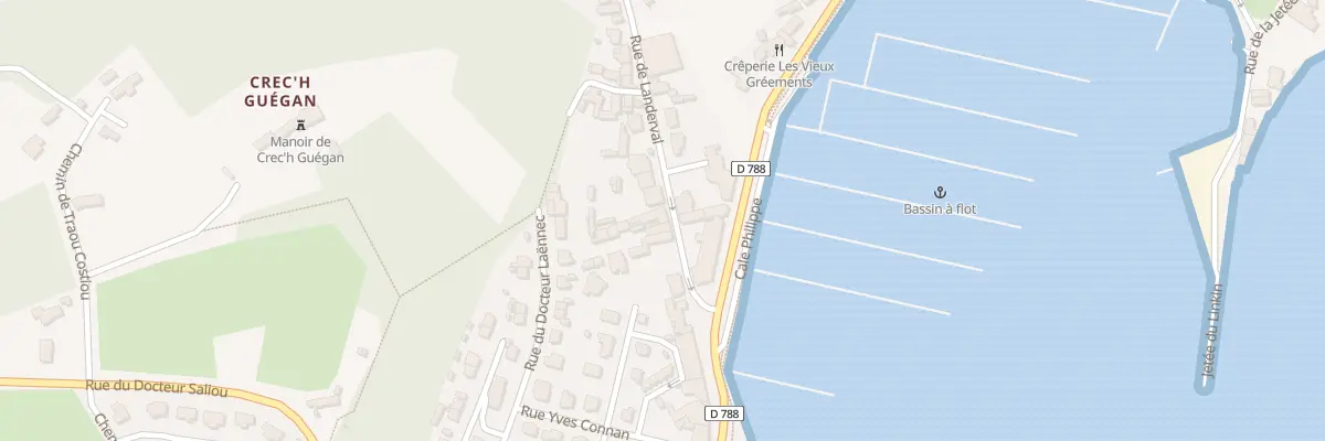Plan du 9 Rue de Landerval à Perros-Guirec