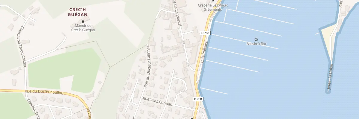 Plan du 3 Rue de Landerval à Perros-Guirec