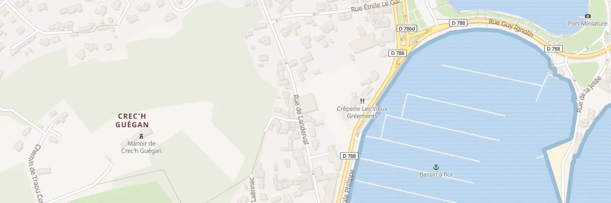 Plan du 14 Rue de Landerval à Perros-Guirec
