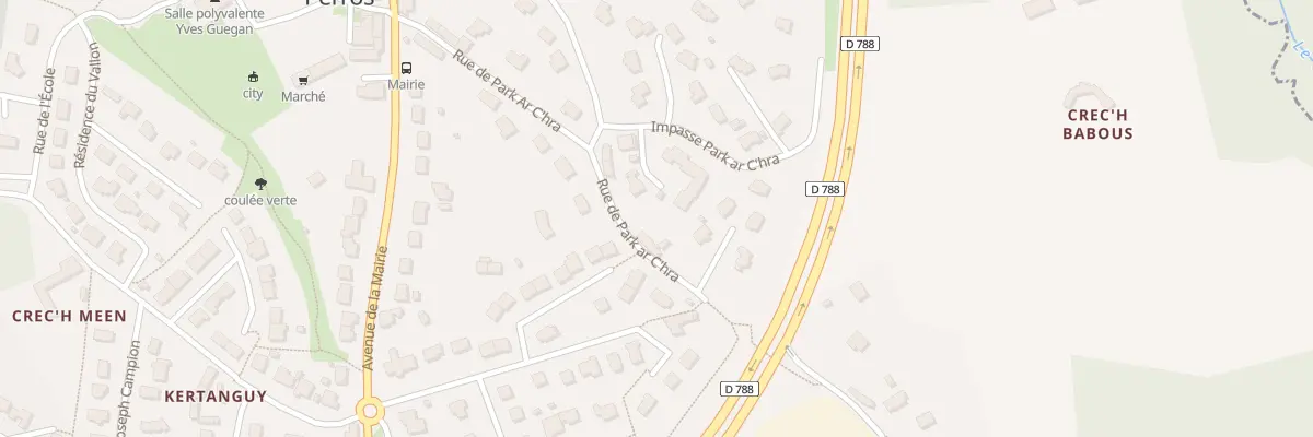 Plan du 28B Imp Park ar C’hra à Saint-Quay-Perros