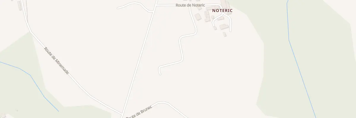 Plan du 5549 Notéric à Priziac