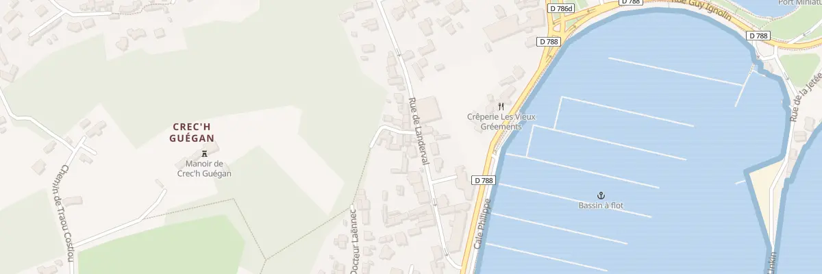 Plan du 21 Rue de Landerval à Perros-Guirec