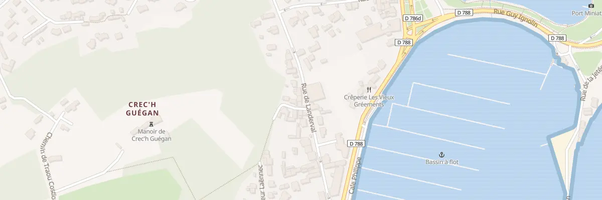 Plan du 25 Rue de Landerval à Perros-Guirec