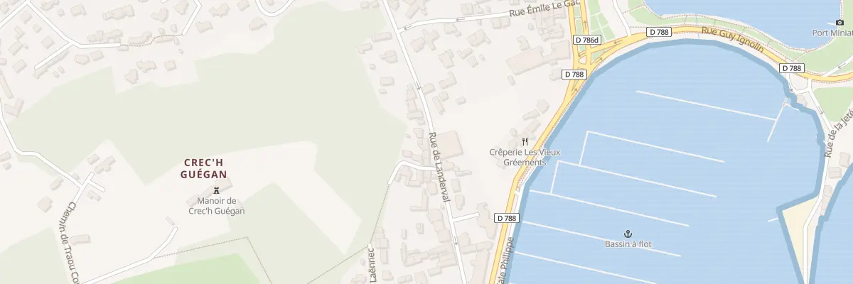 Plan du 29 Rue de Landerval à Perros-Guirec
