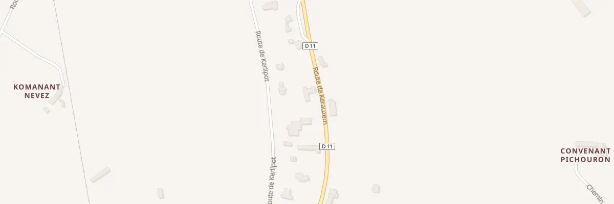 Plan du 22 Rte de Kerauzern à Ploubezre