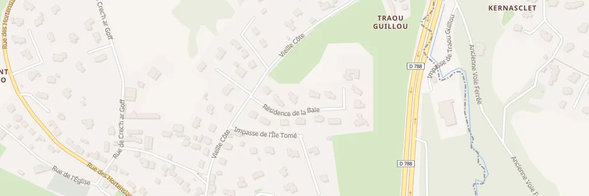Plan du 13 Res de la Baie à Saint-Quay-Perros