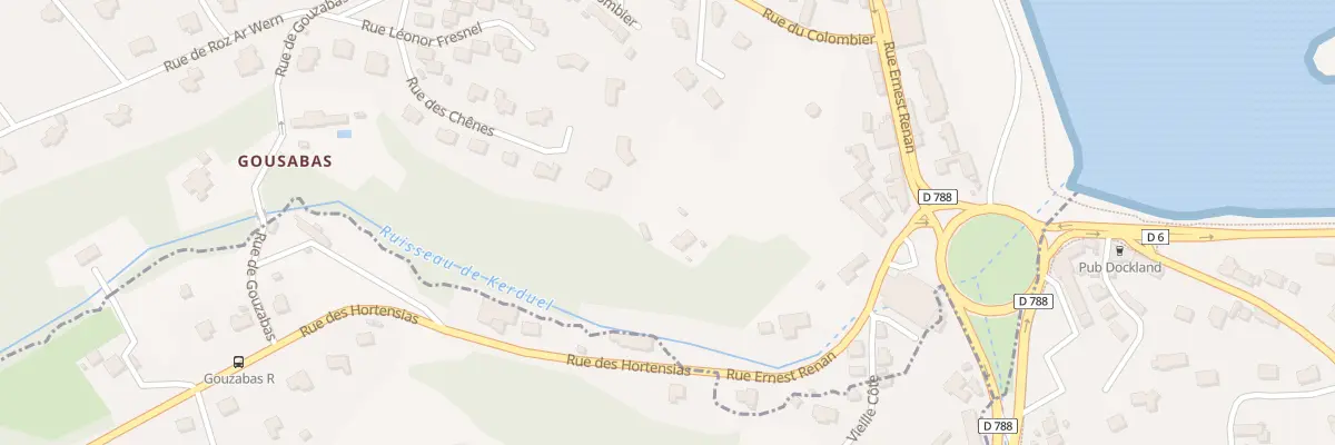 Plan du 9058 Rue Ernest Renan à Perros-Guirec
