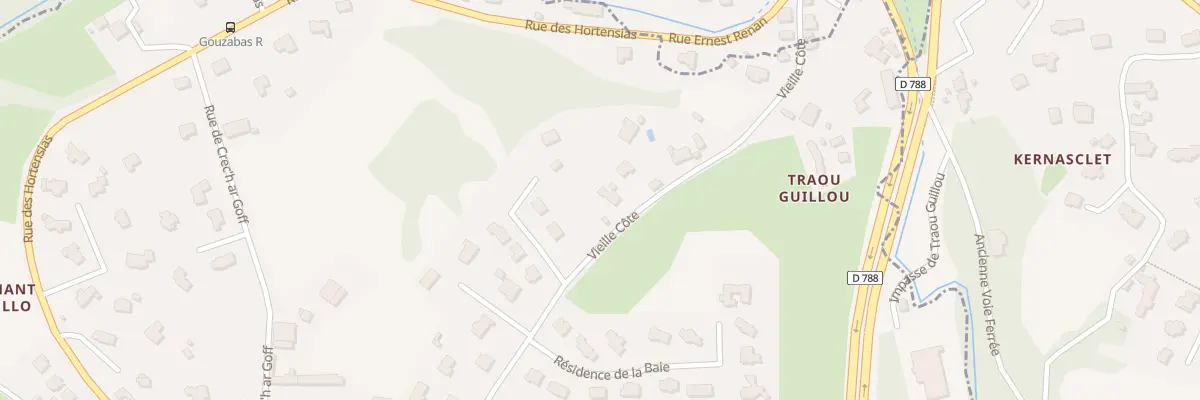 Plan du 17 Rue de la Vieille Côte à Saint-Quay-Perros