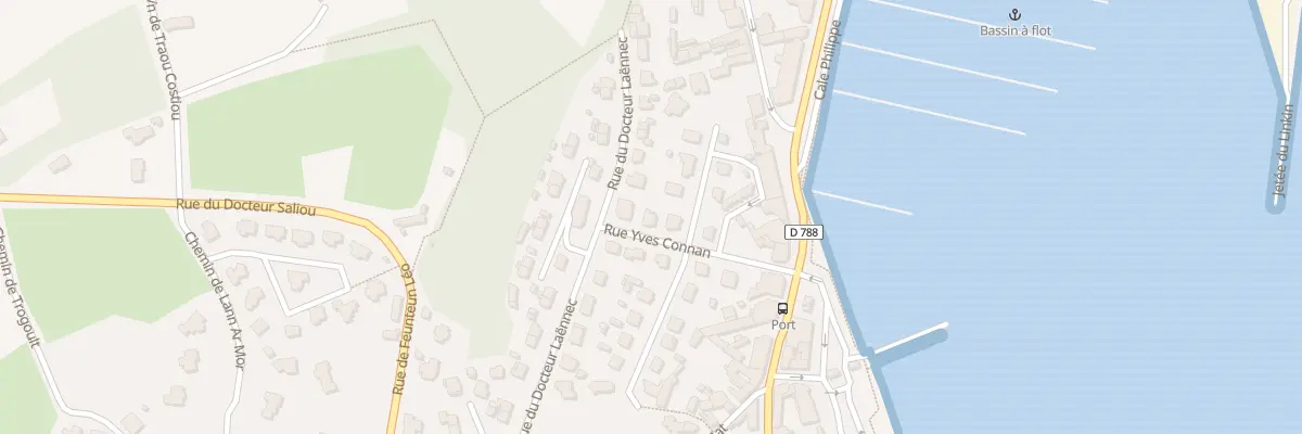 Plan du 12 Rue Yves Connan à Perros-Guirec