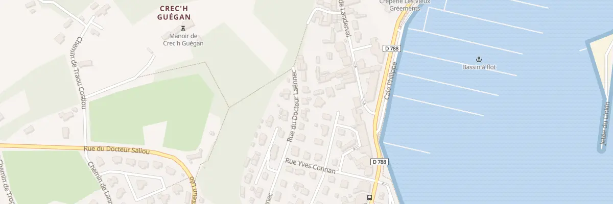 Plan du 24 Rue du Docteur Laënnec à Perros-Guirec