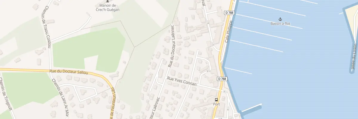 Plan du 20 Rue du Docteur Laënnec à Perros-Guirec