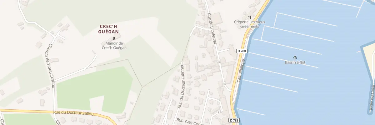 Plan du 32 Rue du Docteur Laënnec à Perros-Guirec