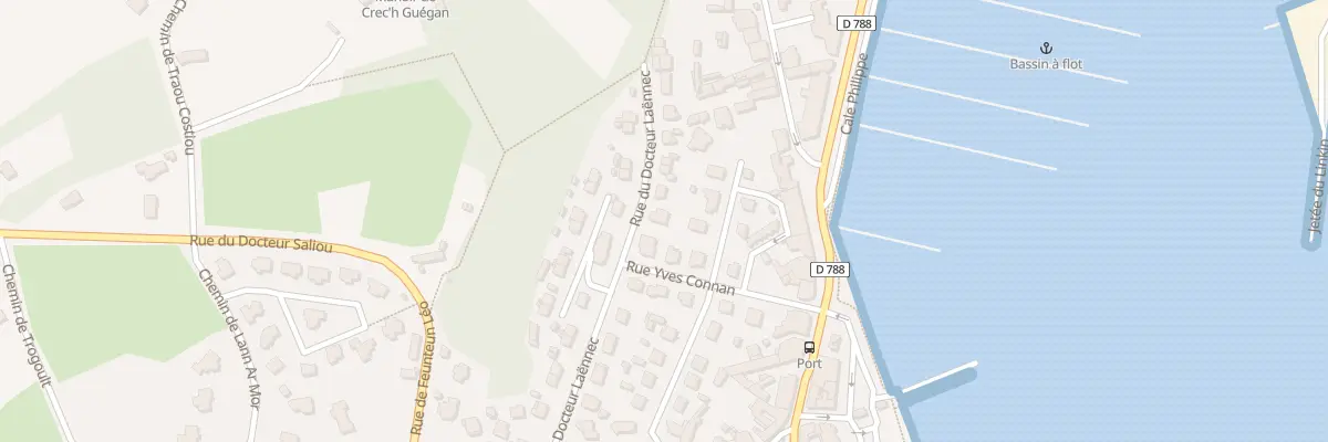 Plan du 18 Rue du Docteur Laënnec à Perros-Guirec