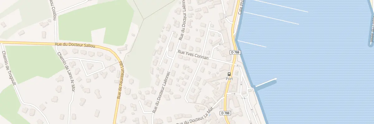 Plan du 9 Rue Yves Connan à Perros-Guirec