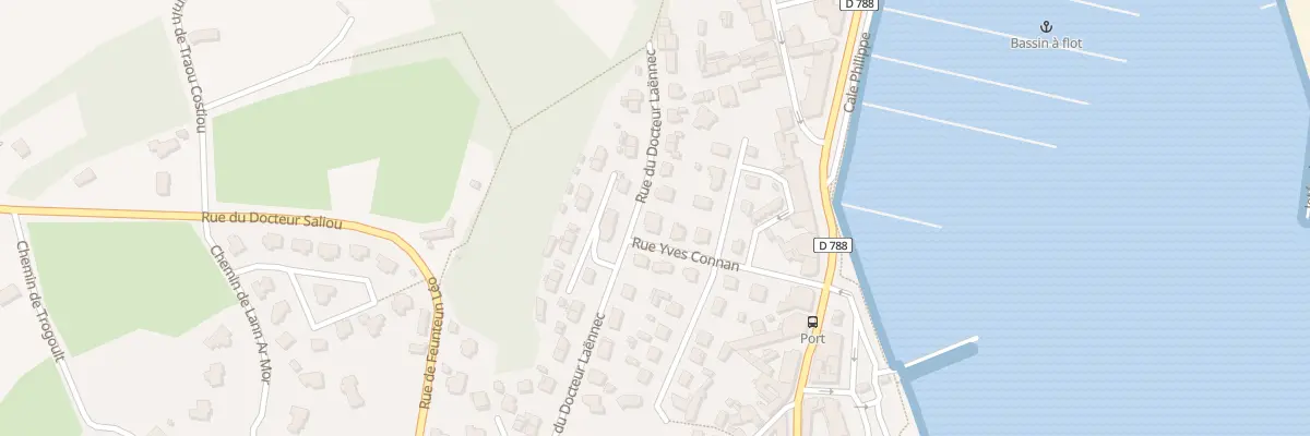 Plan du 14 Rue Yves Connan à Perros-Guirec