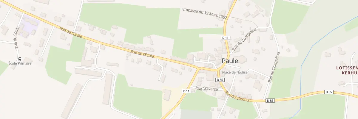 Plan du 6 Rue de l’Ecole à Paule