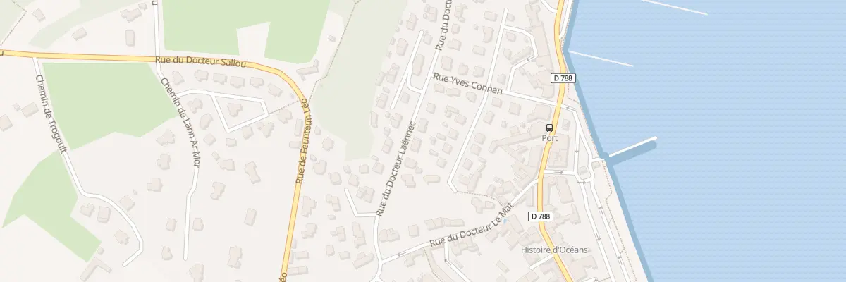 Plan du 12 Rue du Docteur Laënnec à Perros-Guirec