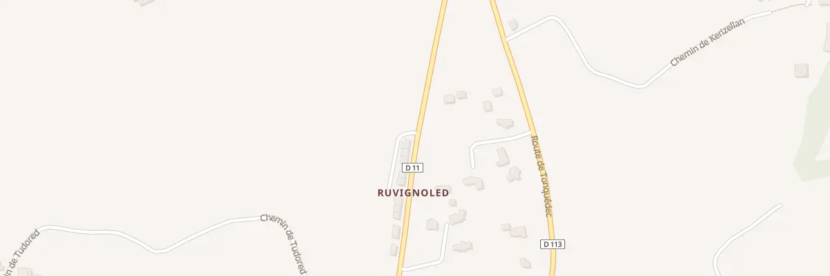 Plan du 2 Rte de Kerauzern à Ploubezre
