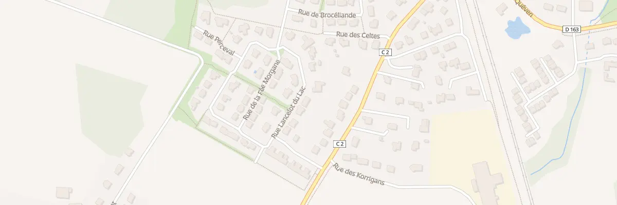 Plan du 8 Rue Lancelot du Lac à Gestel