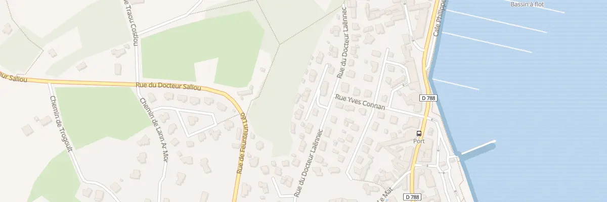 Plan du 41 Rue du Docteur Laënnec à Perros-Guirec