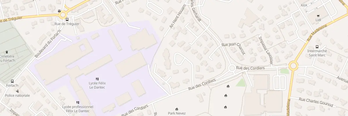 Plan du 9001 Res Parc Nevez à Lannion