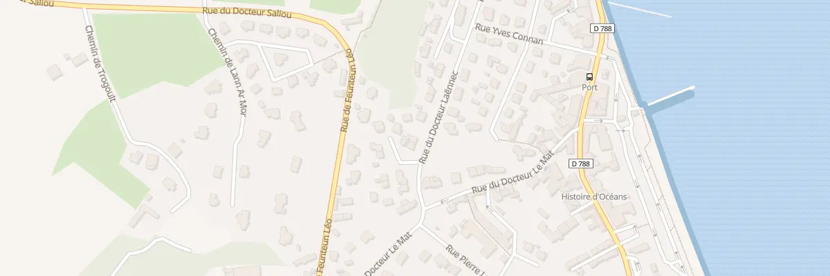 Plan du 21 Rue du Docteur Laënnec à Perros-Guirec