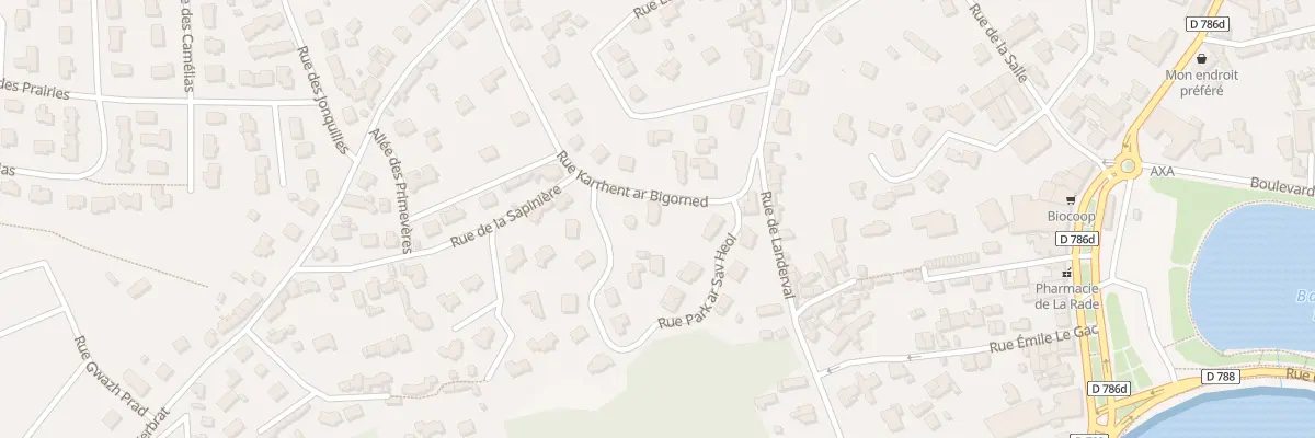Plan du 26 Rue Karrhent Ar Bigorned à Perros-Guirec