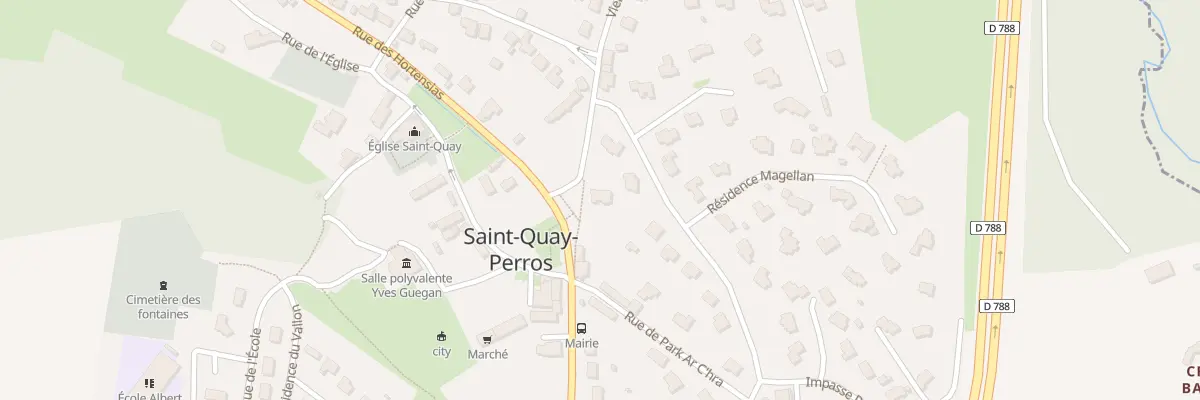 Plan du 4B Rue de la Vieille Côte à Saint-Quay-Perros